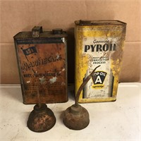 Vintage Advertising Oil Cans and Oilers