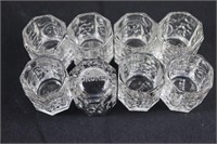 Set of Eight Coronet Shot Glasses