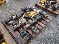 Skid of CAT & Takeuchi Starters- Rebuilt