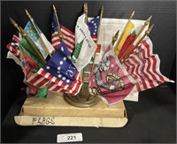 Mini Historic Flags Early United States Display.