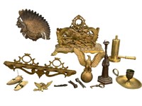 Brass, Art Deco, Metal Pieces, B & H , Valentine
