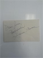 Opera singer Susanne Marsee original signature