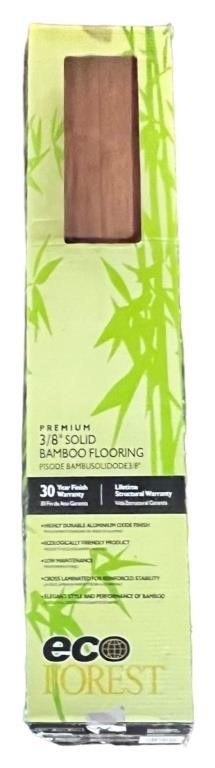 Box of 3/8"Solid Bamboo Flooring