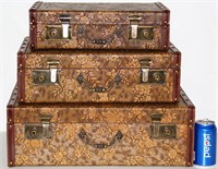 3 Piece Suitcase Set Beautiful Decorative Cases