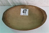 Vintage Wooden Dough Bowl(R1)