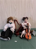 Musical Recital Porcelain Doll Lot