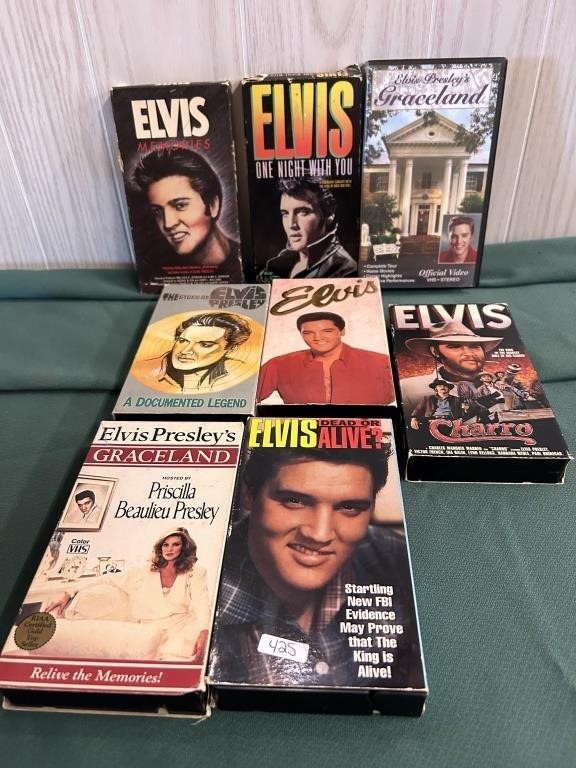 Elvis VHS Lot-Untested