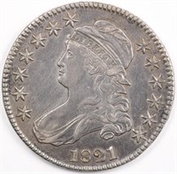 1821 Capped Bust Half - XF