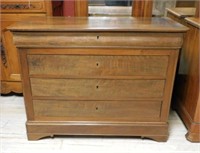 Louis Philippe Style Walnut Commode.