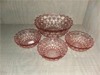 Pink Fostoria Bowls