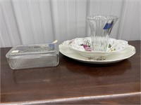 Glass Refrigerator Dish & Serving Trays