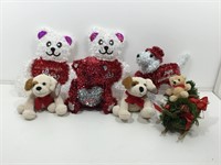 Dan Dee plush dogs & Assorted bears