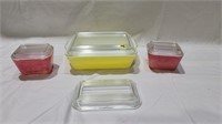 7 pcs pyrex refrigerator glass set