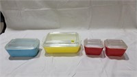 8 pcs pyrex refrigerator glass set