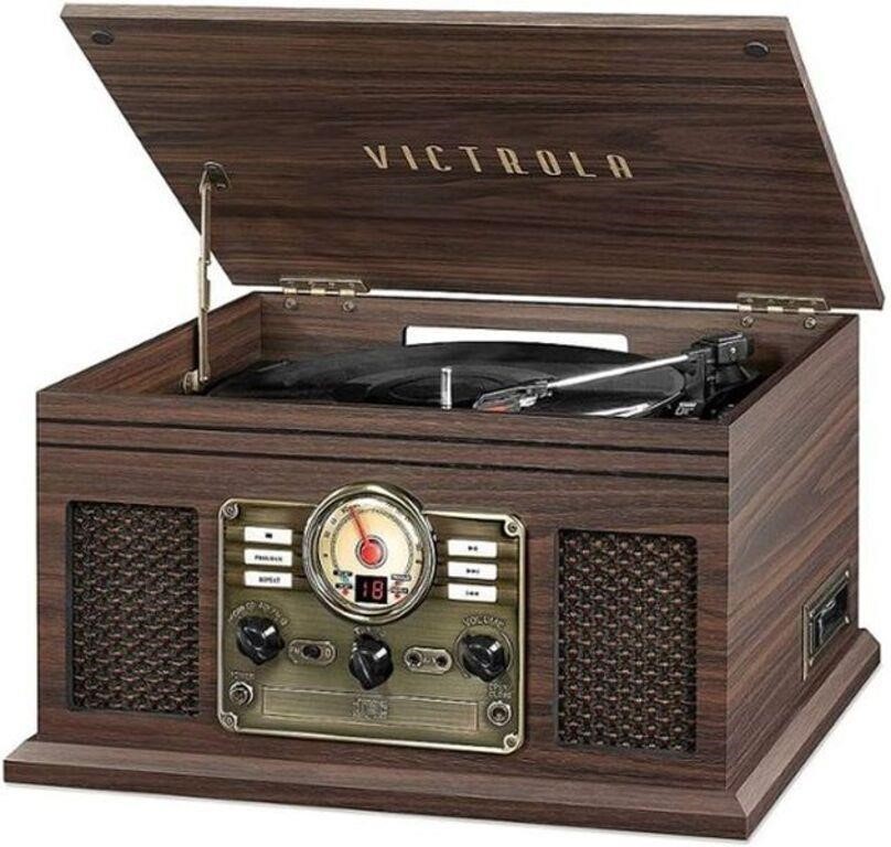 $200-Victrola Bluetooth Stereo Audio System Espres