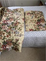 Vintage Floral Comforter & 2 Pillow Shams