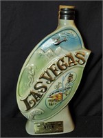 1969 Jim Beam Whiskey decanter Las Vegas Hoover