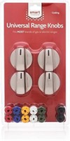 Smart Choice Range Knob Kit, Fits Most, Stainless