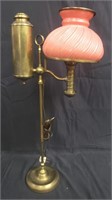 Vintage brass Westlake student lamp