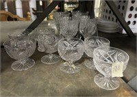 Group of Cut Glass Stemware