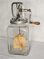 Antique farmhouse butter churn