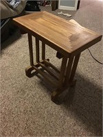 Heavy wooden table
