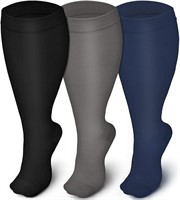 Iseasoo Plus Size Compression Socks 3 PAIR