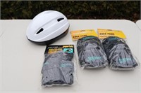 NEW Bike Helmet, Blade Runner Knee & Wrist Pads