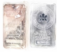 Coin 2 - 10 Troy Ounce Bars of .999 Fine Silver