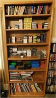 P729 Oak Book Shelf