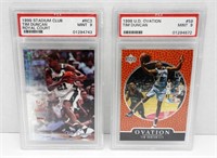 (2) PSA 1998 TIM DUNCAN BASKETBALL CARDS