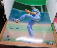 Dave Steib SIGNED W/ COA 16"x20" Picture Blue Jays