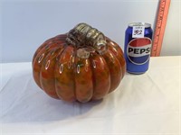 Handblown Glass Pumpkin