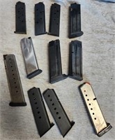 P - LOT OF 11, 45 CAL  AMMO MAGS (F29)