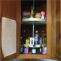 contents of cabinet food