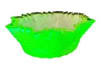 HOBBS EXTERNAL RIBS VASELINE CASED SPANGLE BOWL