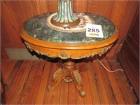 Marble Top Occasional Table 30" x 23" x 28.5"