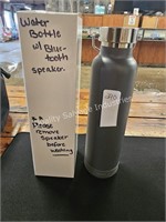 water bottle with bluetooth speaker (display