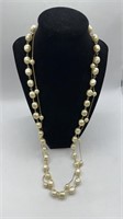 Pearl and Gold Necklace Set