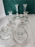 4 sets of candle holders