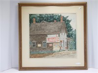 TOM BUNCE "EAST LINTON POST OFFICE " PAINTING