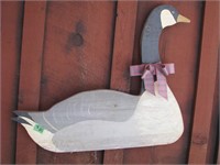 24" Wooden duck decor