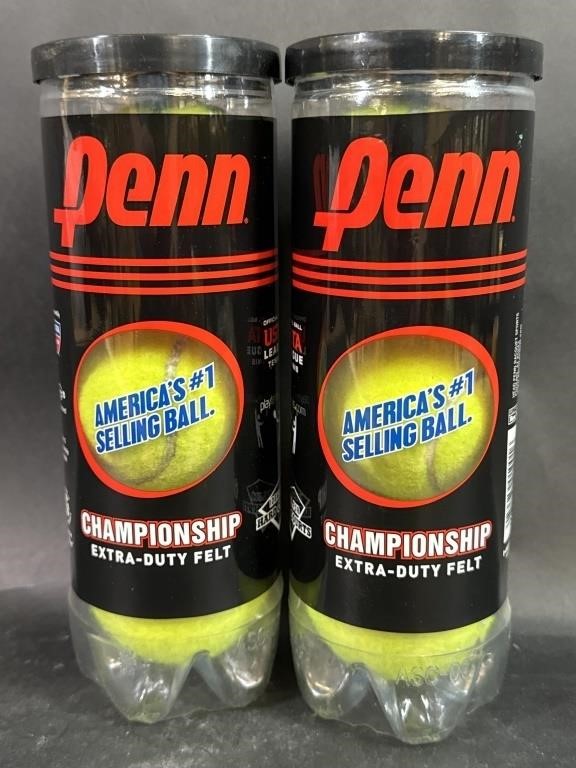 Two Tubes of Penn Championship Tennis Balls
