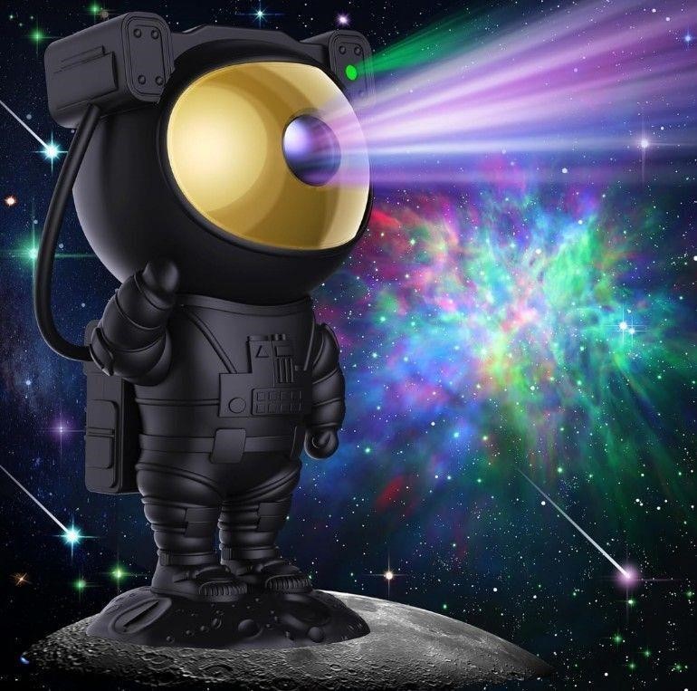 ($78) Black Astronaut Star Galaxy