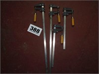 (4) WOOD CLAMPS