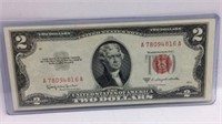 1953-C Red Seal Two Dollar Bill