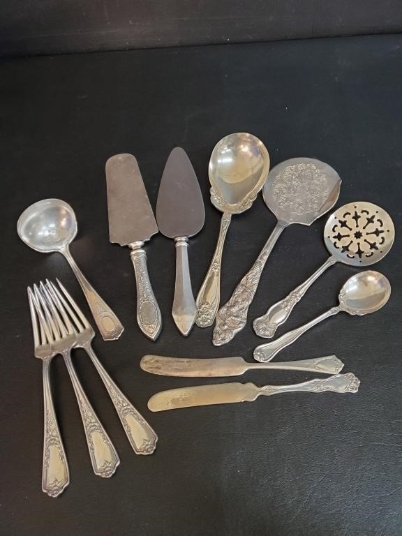 Silver Plated & Sterling Serving Utensils