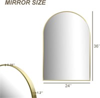 Arched Wall Mirror For Bathroom