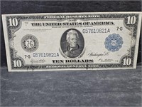 1914 $10 Dollar Saddle Blanket Currency