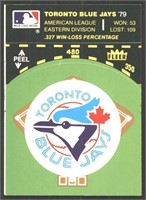 Vintage Sticker Toronto Blue Jays Toronto Blue Jay